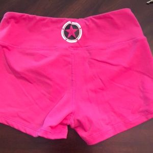 Savage barbell pink booty short